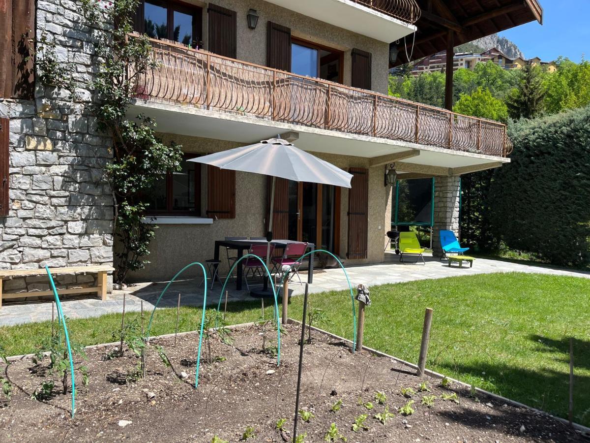 Appartement Rez De Jardin, 2 Chambres/ 4 Personnes, Garage. Briançon Kültér fotó